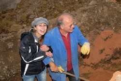 Ha ha Lentjes,  jetzt han mir e  Knmmelche . . .