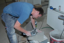 . . . und Volker eine linke Kurve . . .