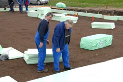 Styrodur ist gut gegen kalte Fe