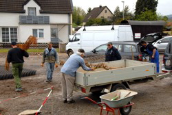 Materialtrasport aus Olbrck.