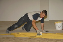 Das ist der "Kleberverteilerhftschwung"