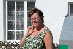 Stippvisite der 2. Vorsitzenden mit belegten Brtchen.