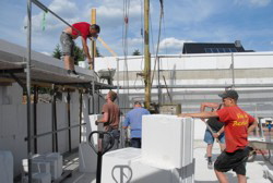 Es war ein sehr heier Tag. Knappe 40 Grad!