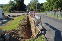 Klsch- und Pilsleitung sind verlegt.