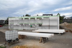 Schne weie Balken fr die Milchbar.