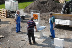 Von oben sieht das Ganze interessanter aus . . .