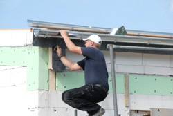 Anschlieen der Regensplmaschine.