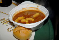 . . . kein Fleisch, wir mssen sparen . . .