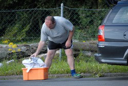 Der "Stripper" von Vogelsang . . .