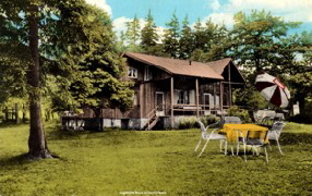 Das alte Jagdhaus am Waldrand von Nonnenbach enthlt heute moderne Ferienwohnungen (Archivbild Hejo Mies)