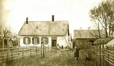 Forsthaus Salchenbusch, uralte Postkarte (Repro Johann Vossen)