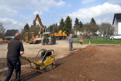 Und immer wieder verdichten.