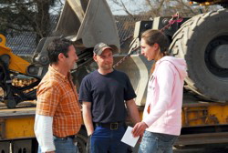 Dank und Lob unserer OV an die Mnner der Firma Balter.